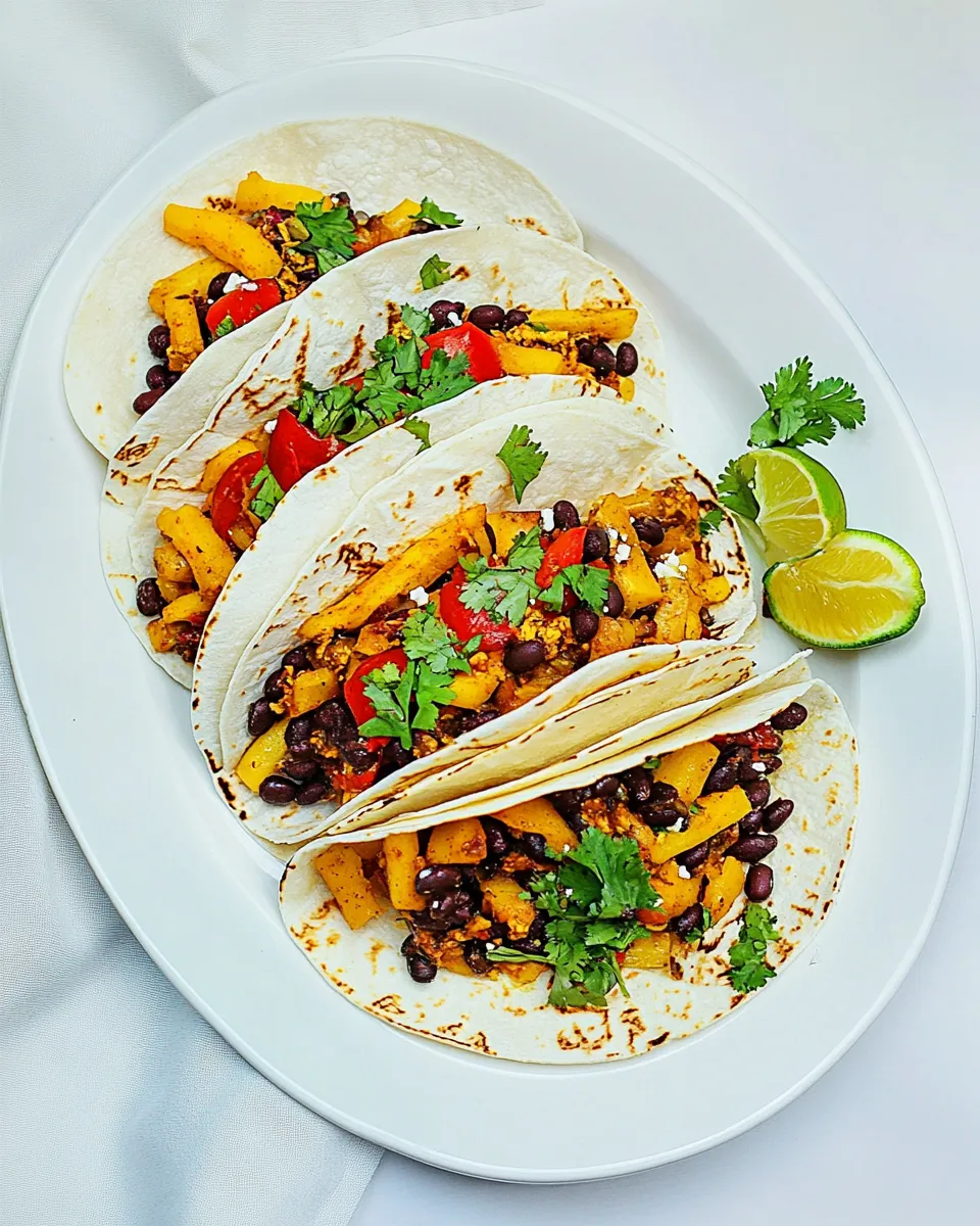 Classic Black Bean Fajitas recipe image
