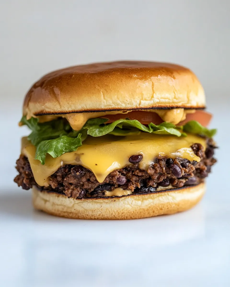 Delicious Black Bean Smashburgers. image
