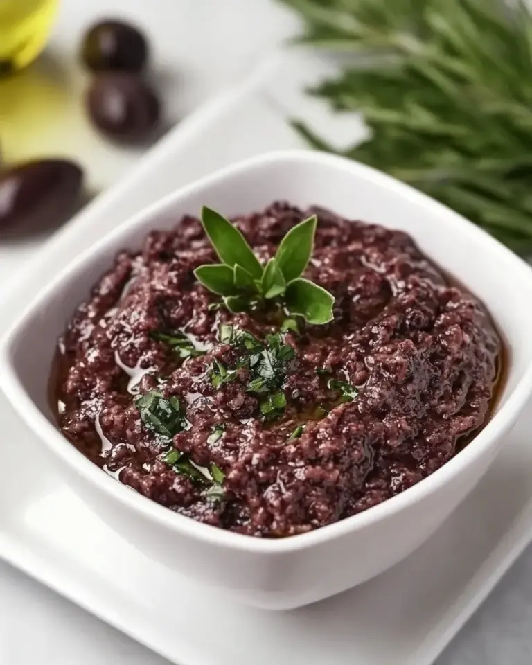 Homemade Black Olive Tapenade photo