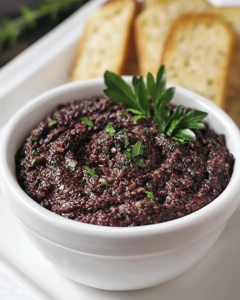 Delicious Black Olive Tapenade dish photo
