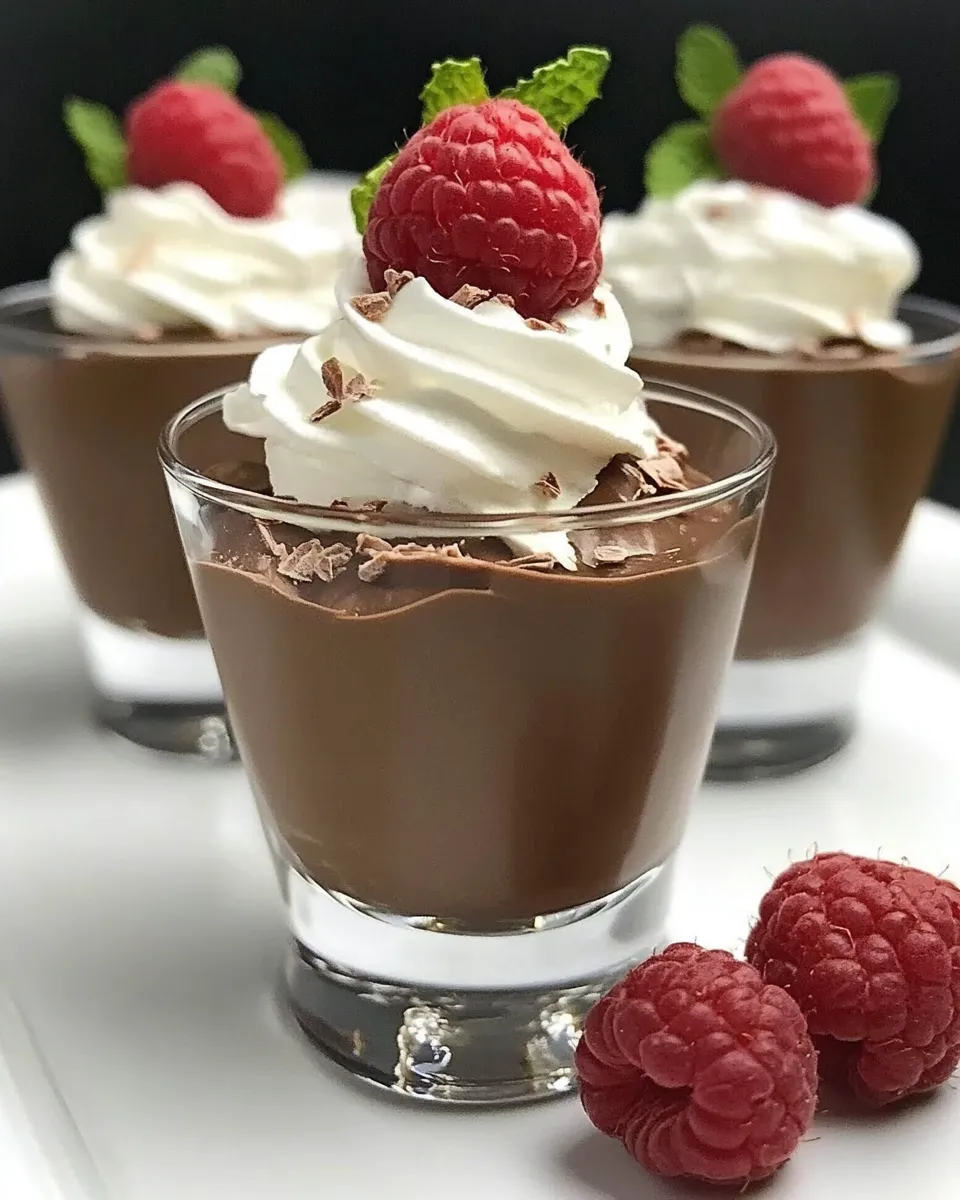 Homemade Blender Chocolate Mousse photo