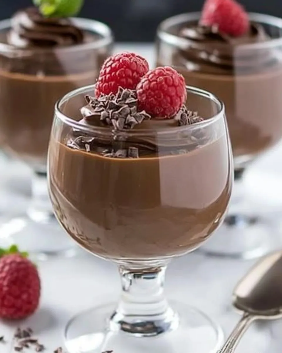Delicious Blender Chocolate Mousse shot