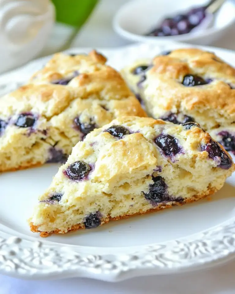 Homemade Blueberry Chocolate Chip Scones recipe photo