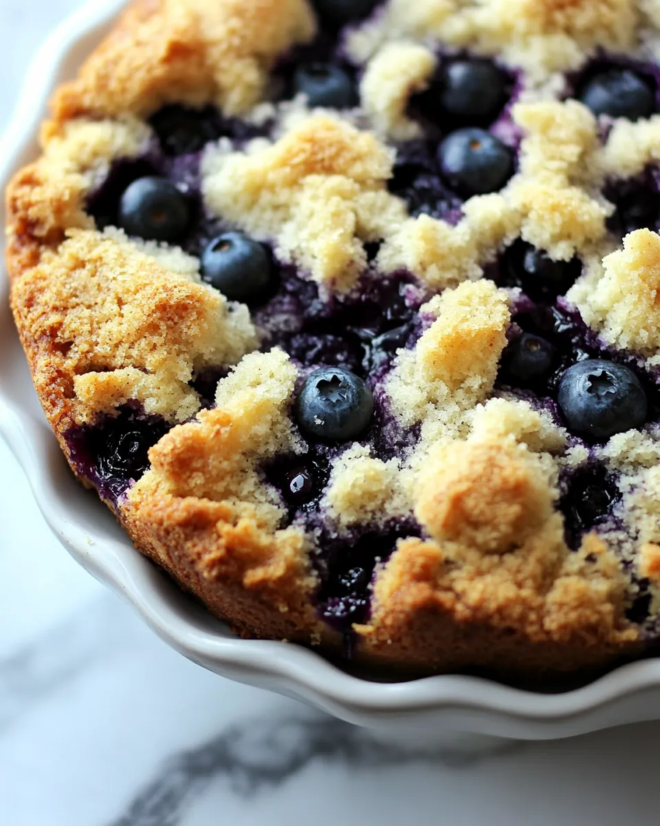 Homemade Blueberry Coffee Cake Recipe with Crumb Topping photo
