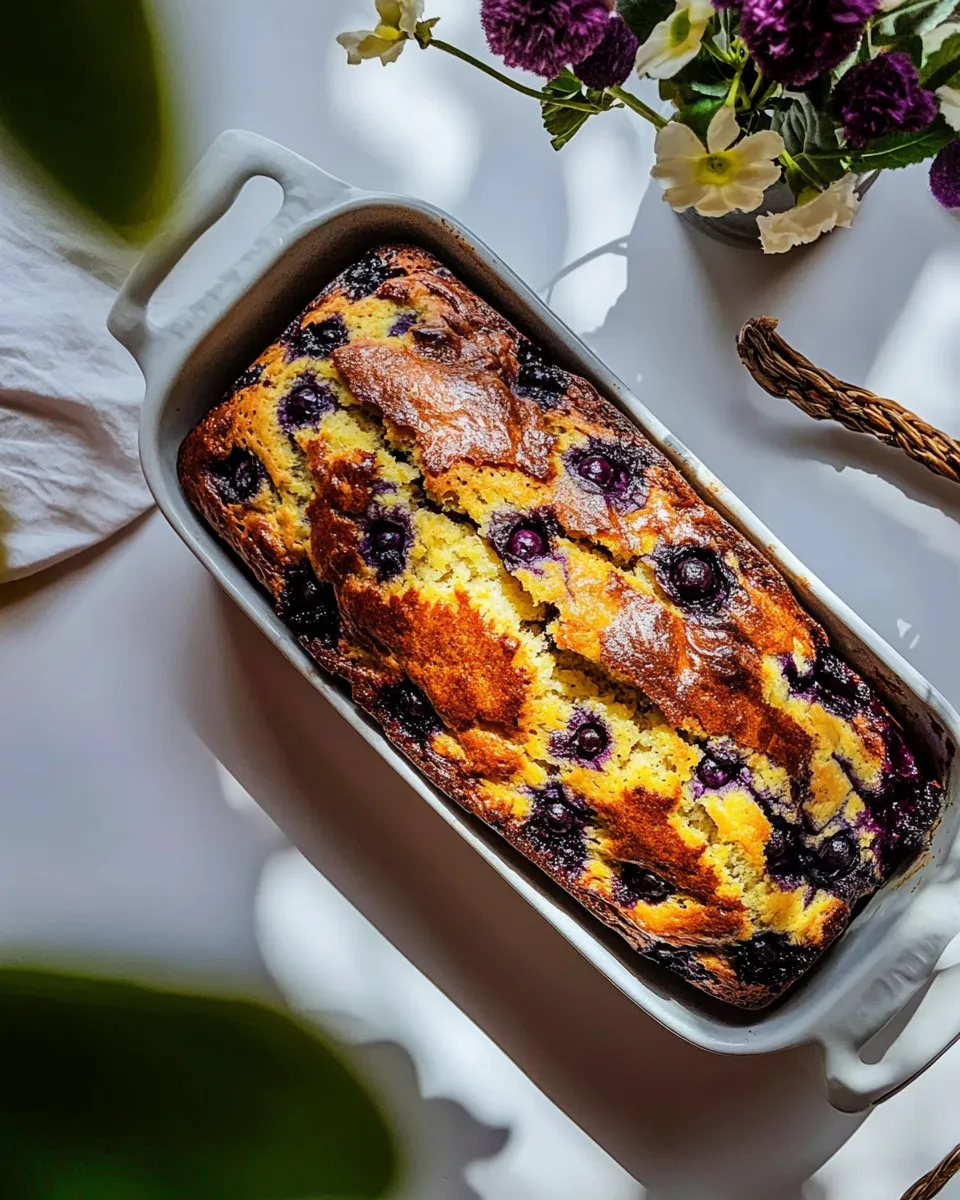 Classic Blueberry Muffin Bread. dish photo