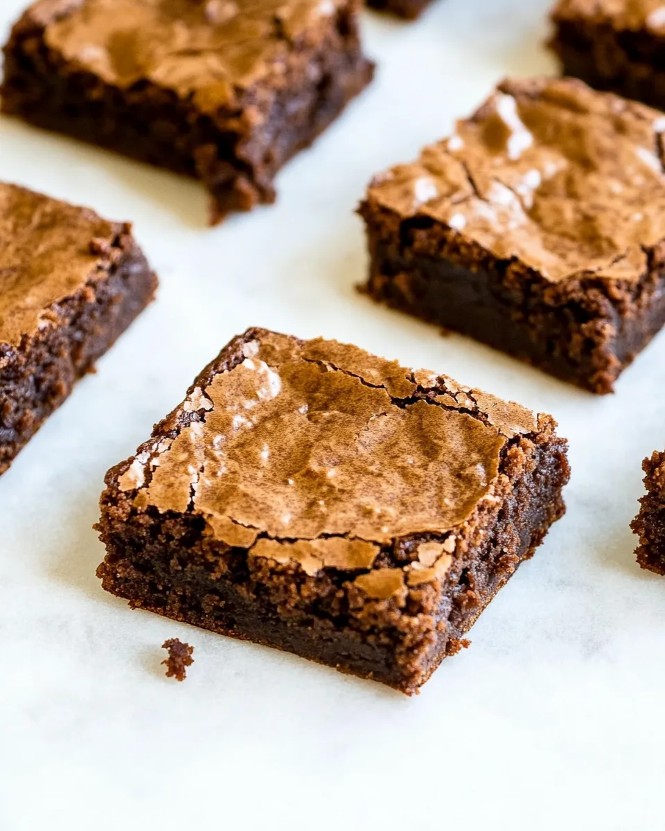 Easy Boyfriend Brownies food shot