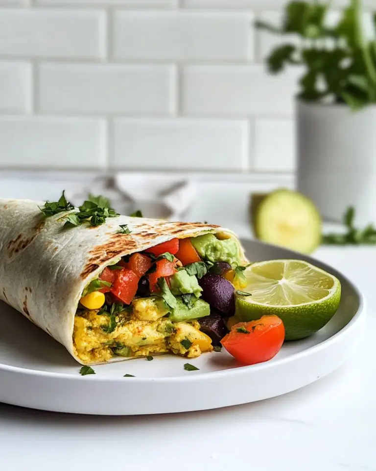 Homemade Breakfast Burrito photo