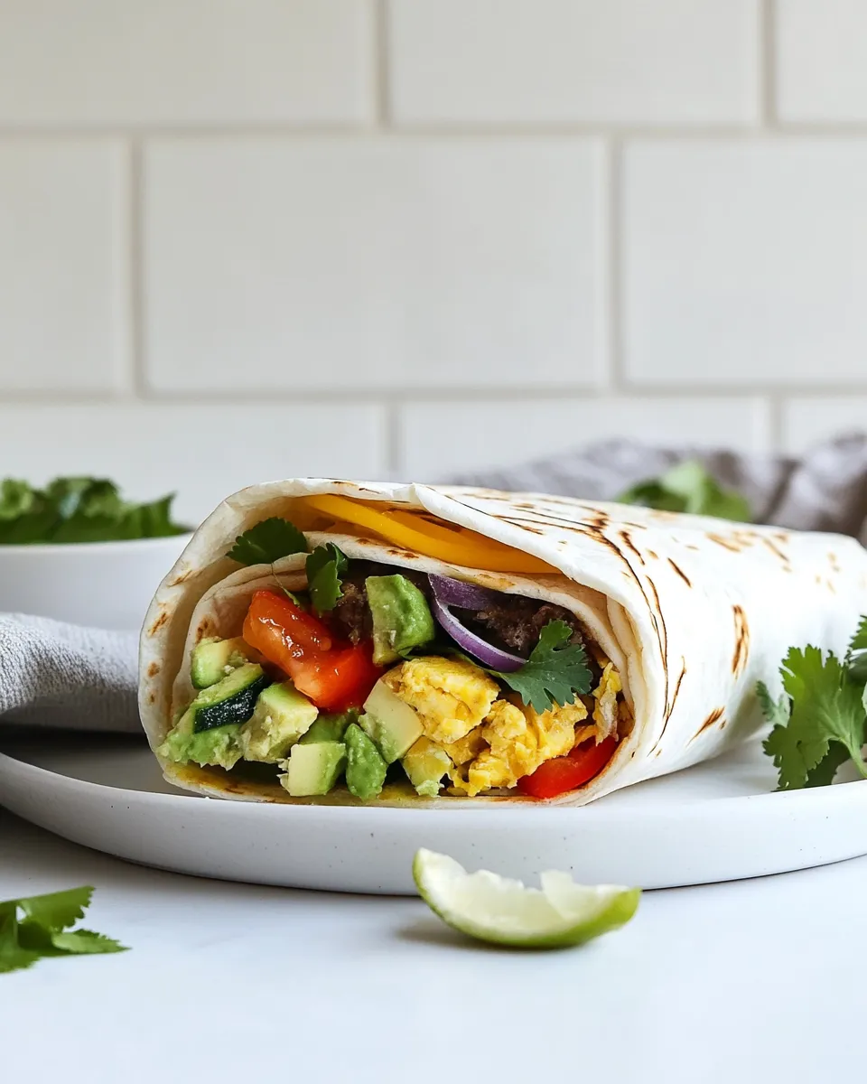 Easy Breakfast Burrito recipe photo
