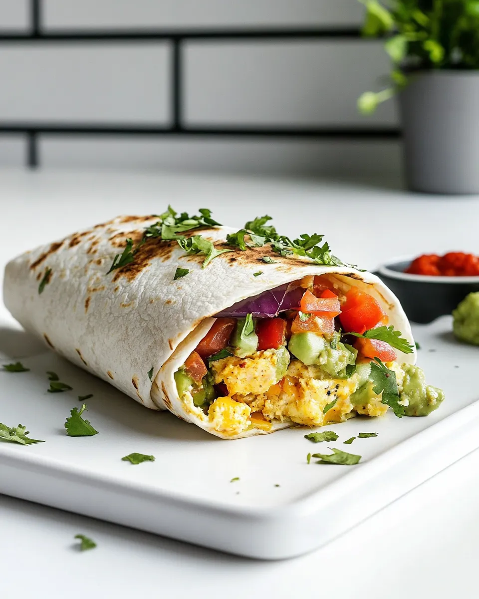Delicious Breakfast Burrito dish photo
