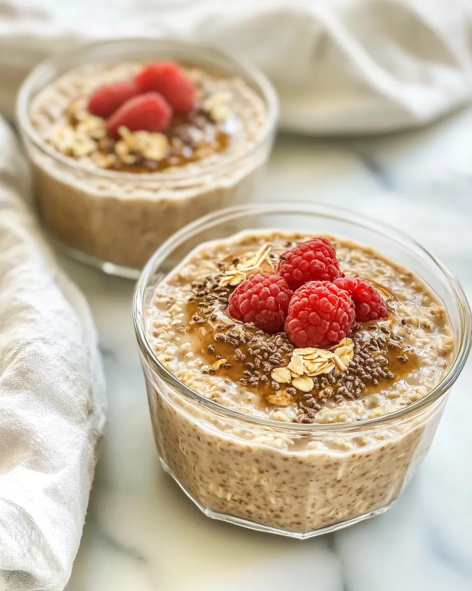 Delicious Brekki Overnight Oats plate image