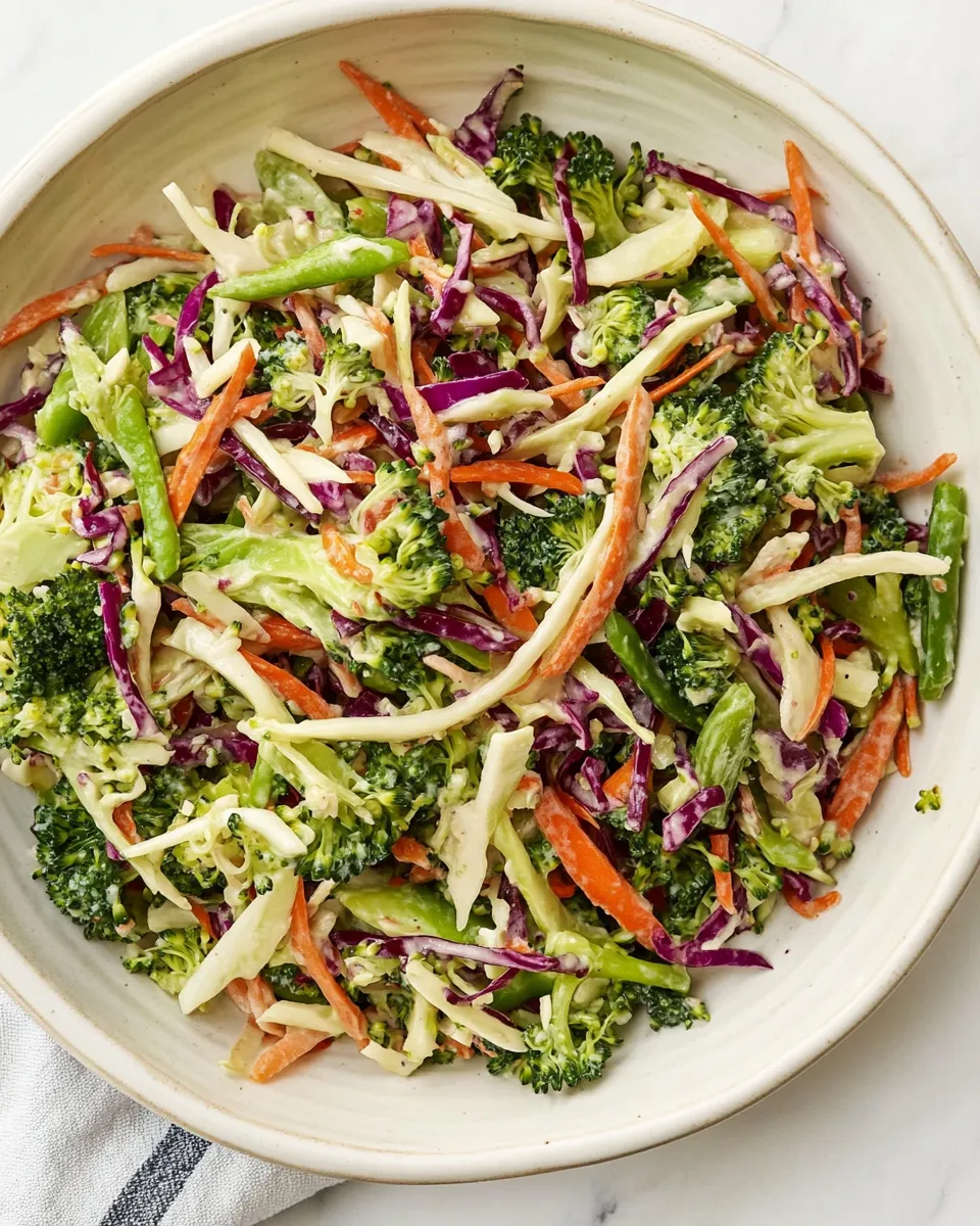 Easy Broccoli Slaw food shot