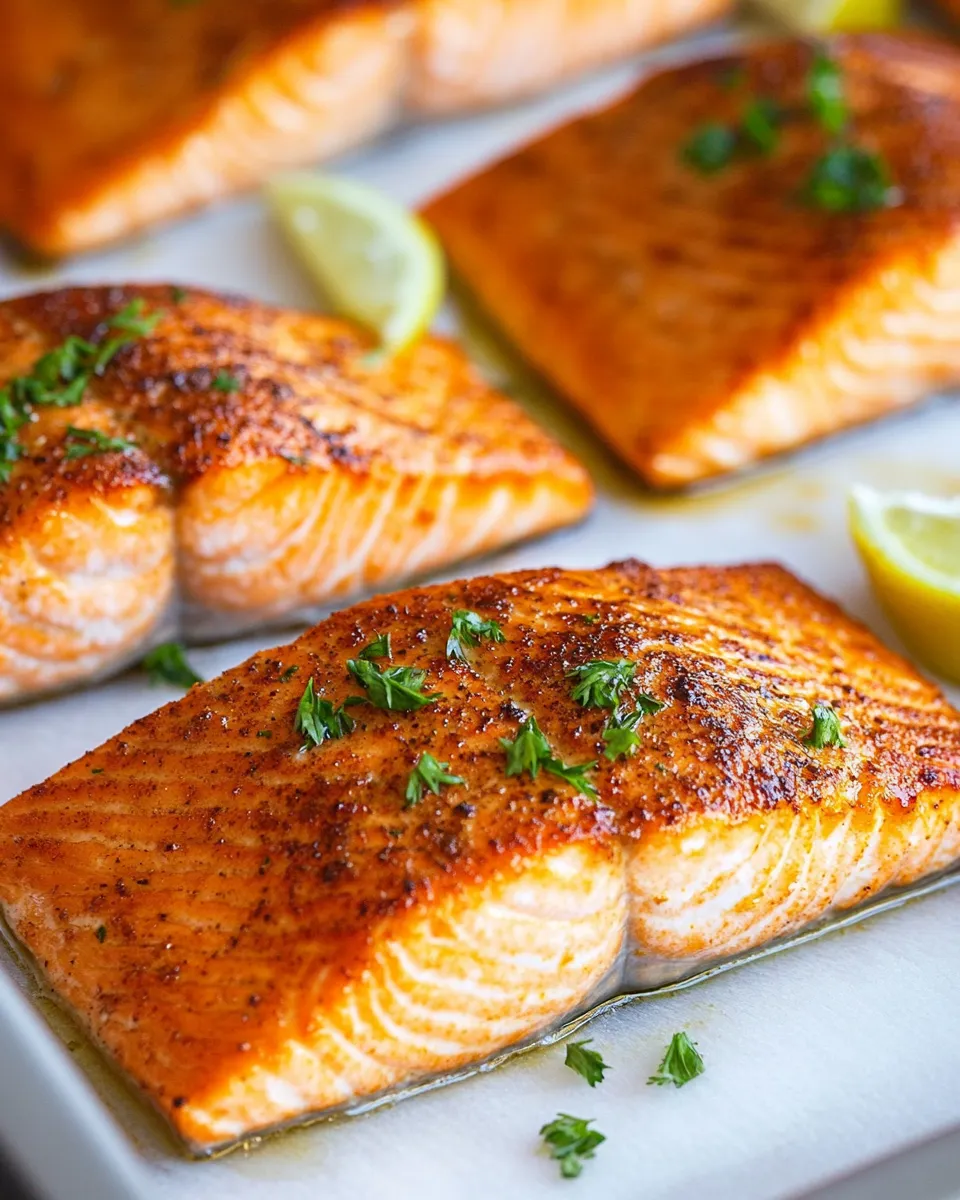 Classic Broiled Salmon Recipe image