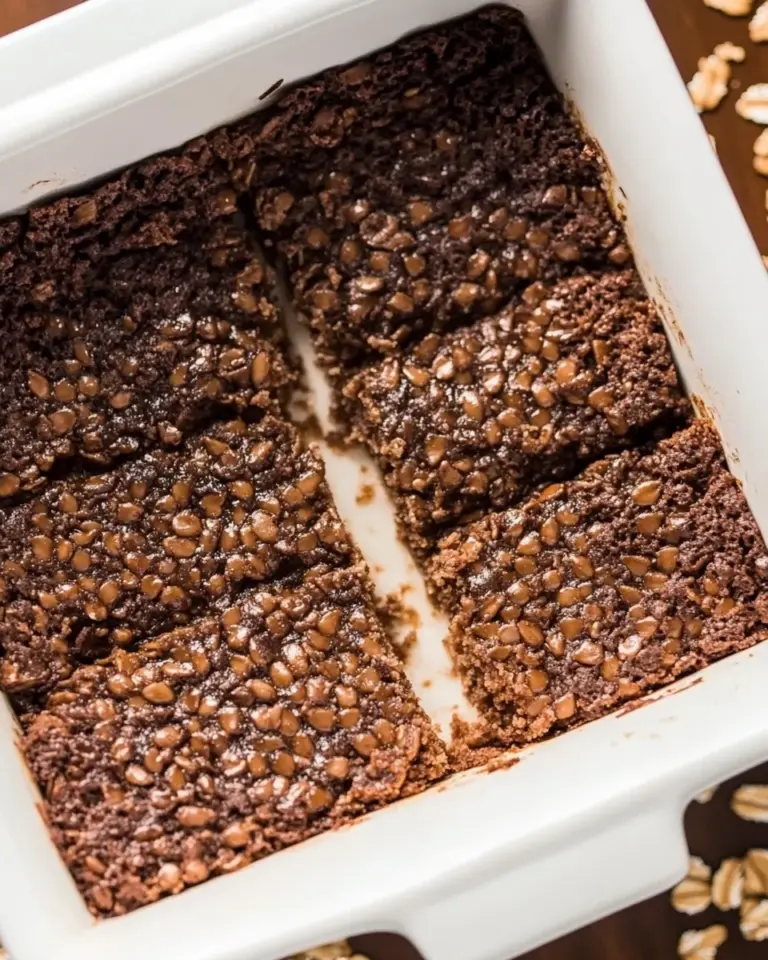 Homemade Brownie Baked Oatmeal recipe photo