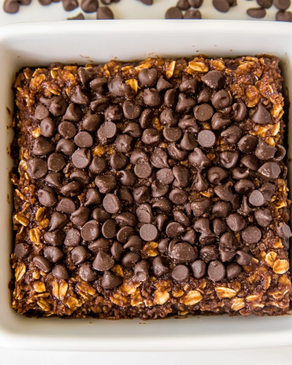Classic Brownie Baked Oatmeal dish photo