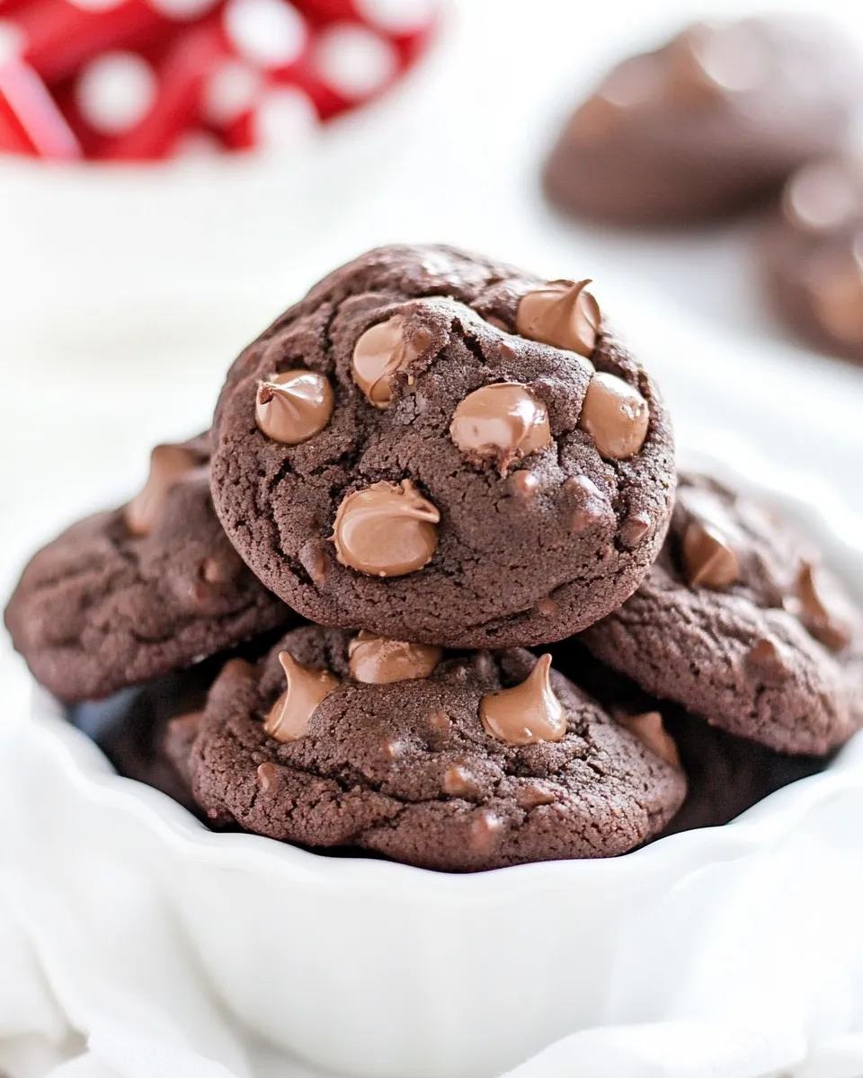 Homemade Brownie Batter Cookies recipe photo