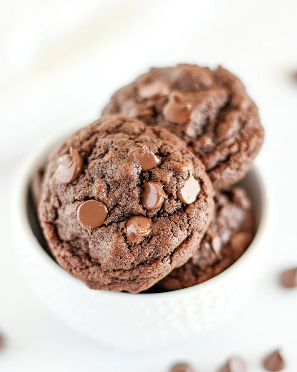 Classic Brownie Batter Cookies dish photo