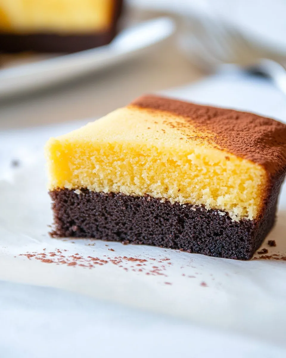 Homemade Brownie Butter Cake recipe photo