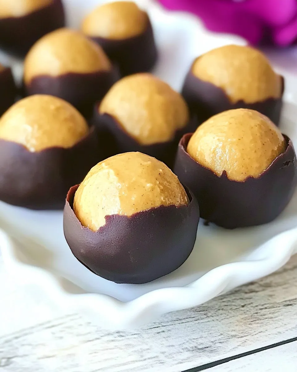 Classic Buckeye Balls (Peanut Butter Balls) image