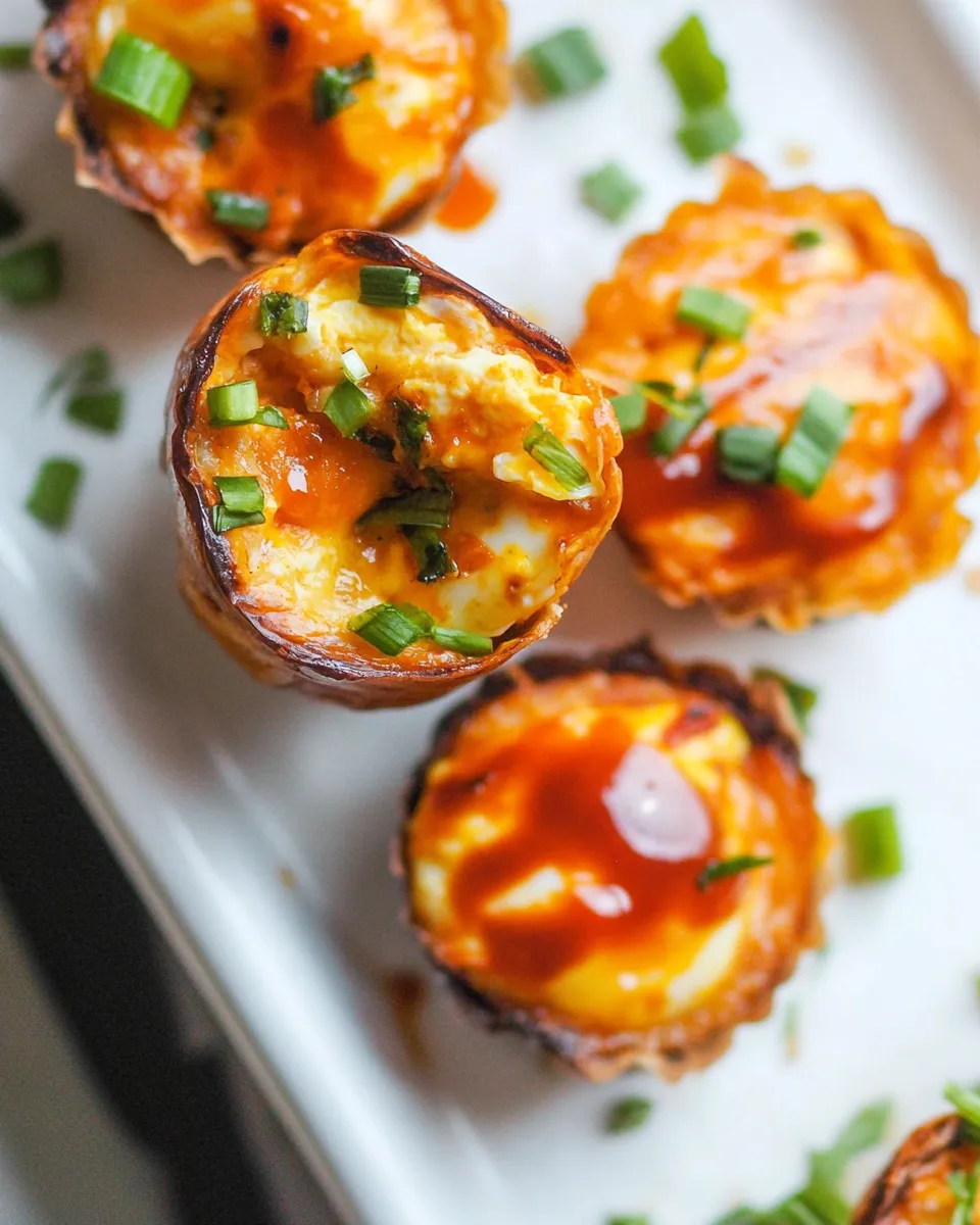 Homemade Buffalo Chicken Egg Muffin Recipe photo