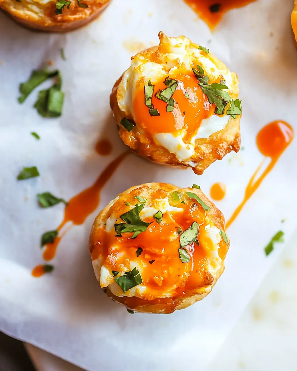 Easy Buffalo Chicken Egg Muffin Recipe recipe photo