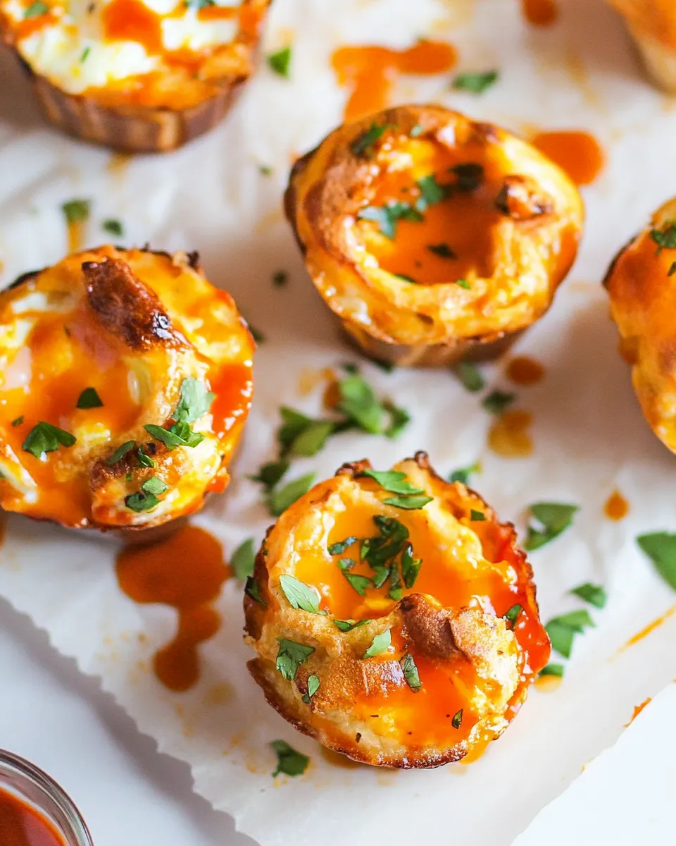 Delicious Buffalo Chicken Egg Muffin Recipe dish photo