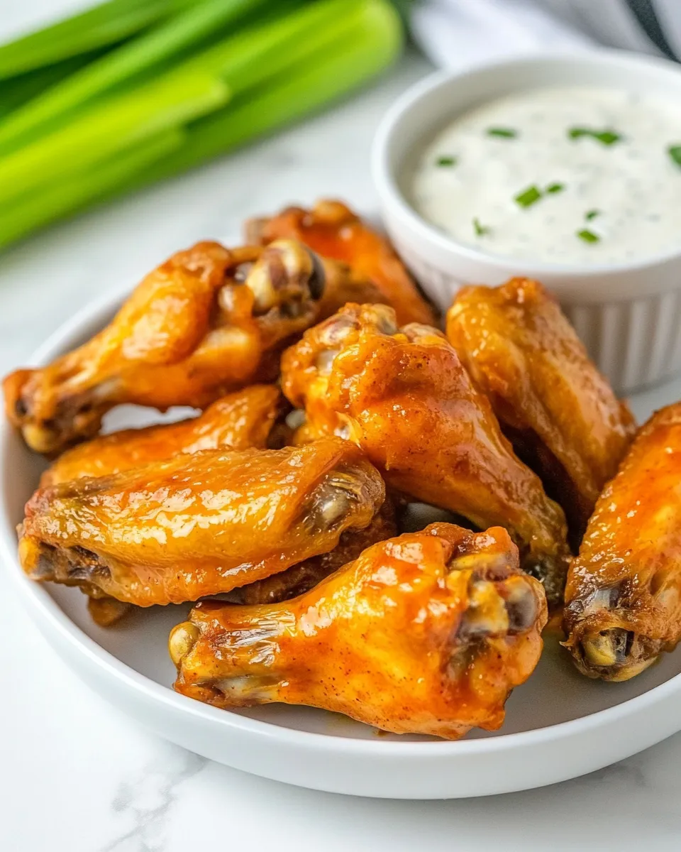 Delicious Buffalo Chicken Wings Recipe dish photo