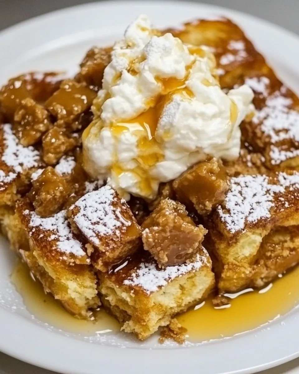 Homemade Butterscotch French Toast Casserole photo
