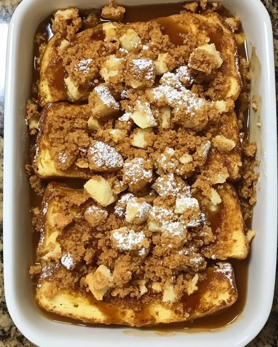 Classic Butterscotch French Toast Casserole recipe image