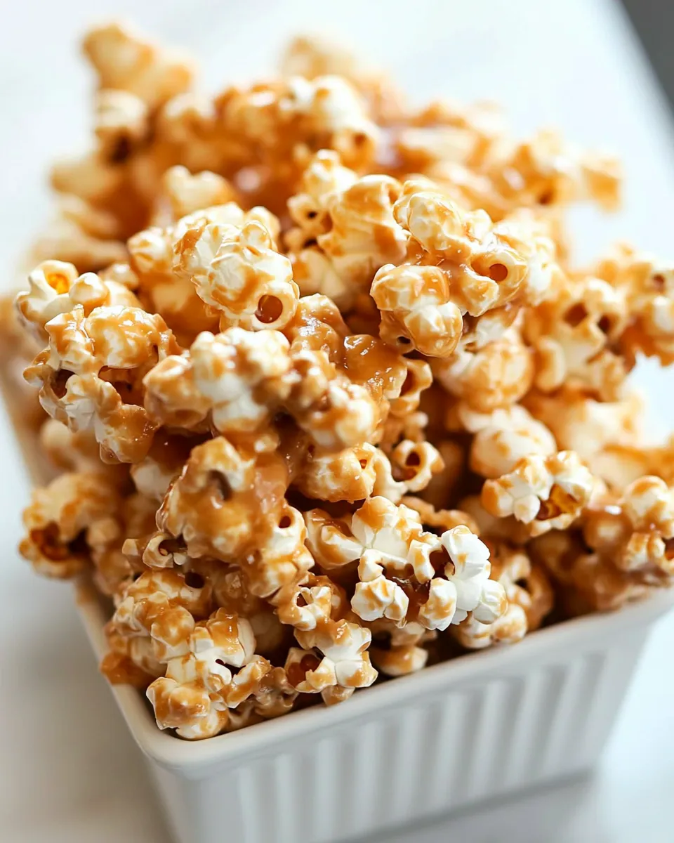 Classic Butterscotch Popcorn dish photo