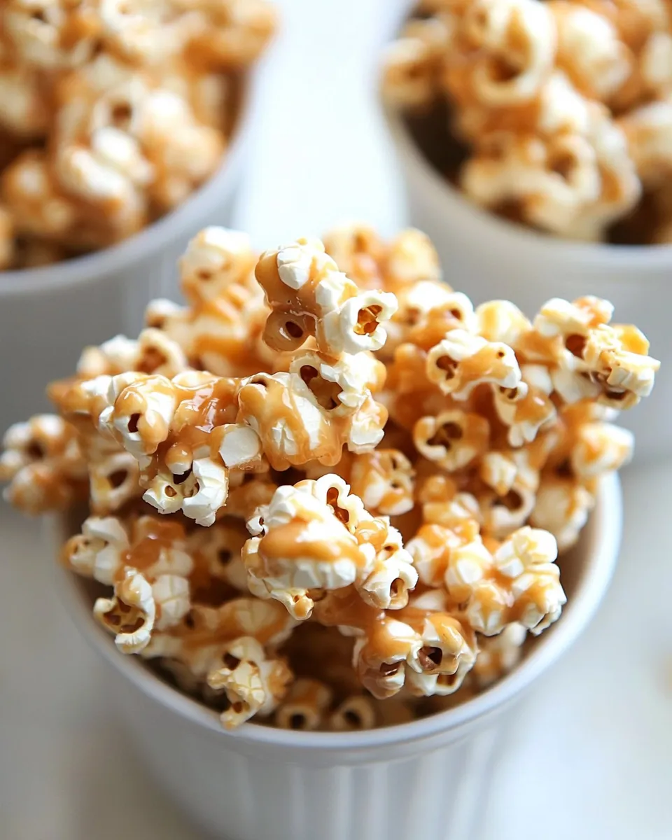 Delicious Butterscotch Popcorn plate image