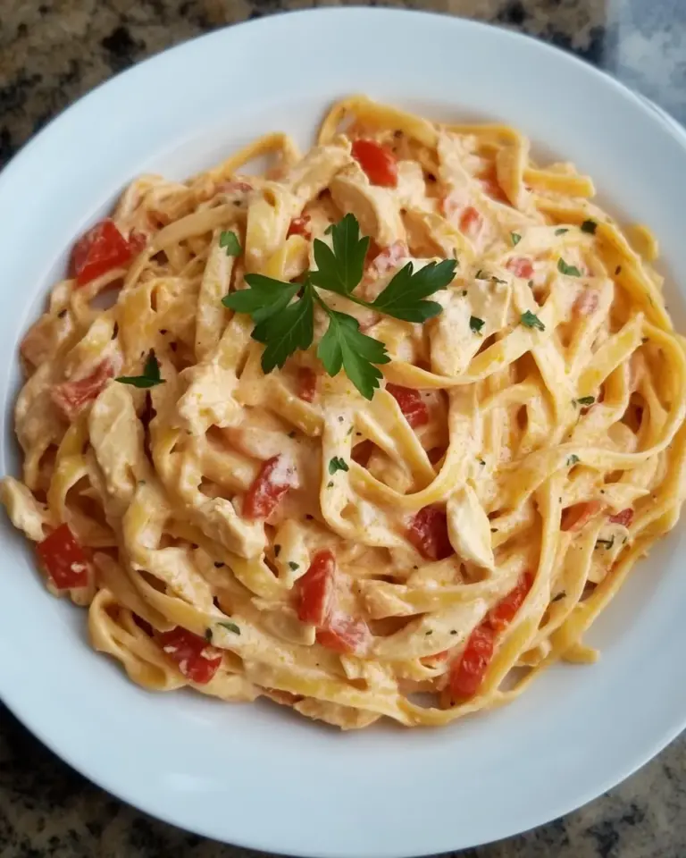 Homemade CHICKEN FETTUCCINE recipe photo