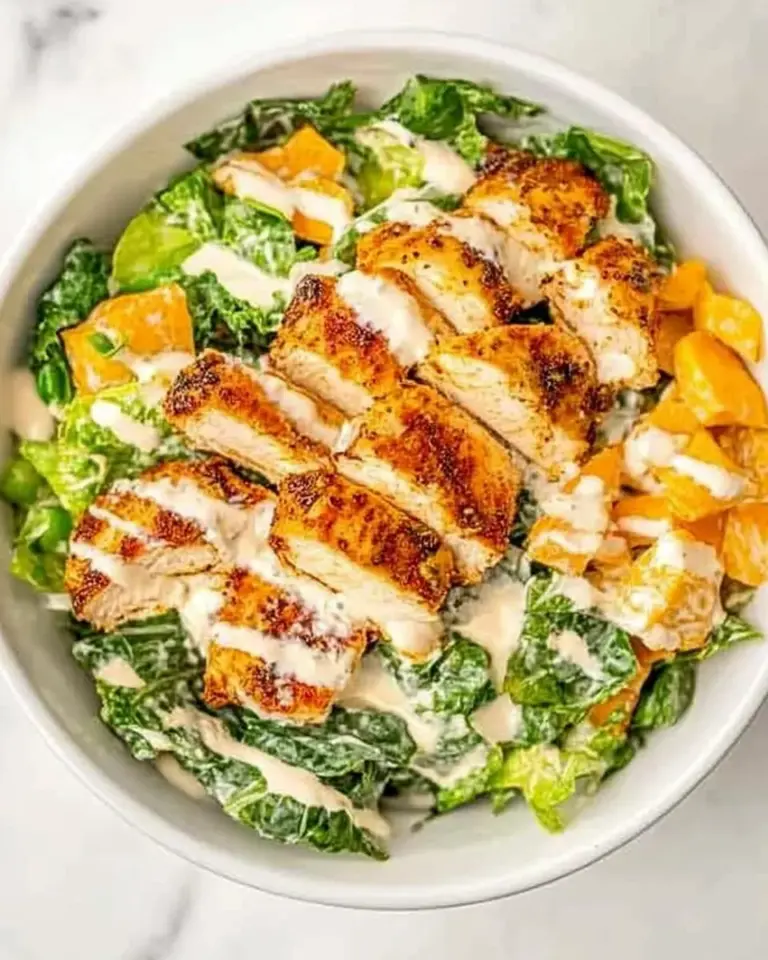 Homemade Cajun Chicken Caesar Salad recipe photo