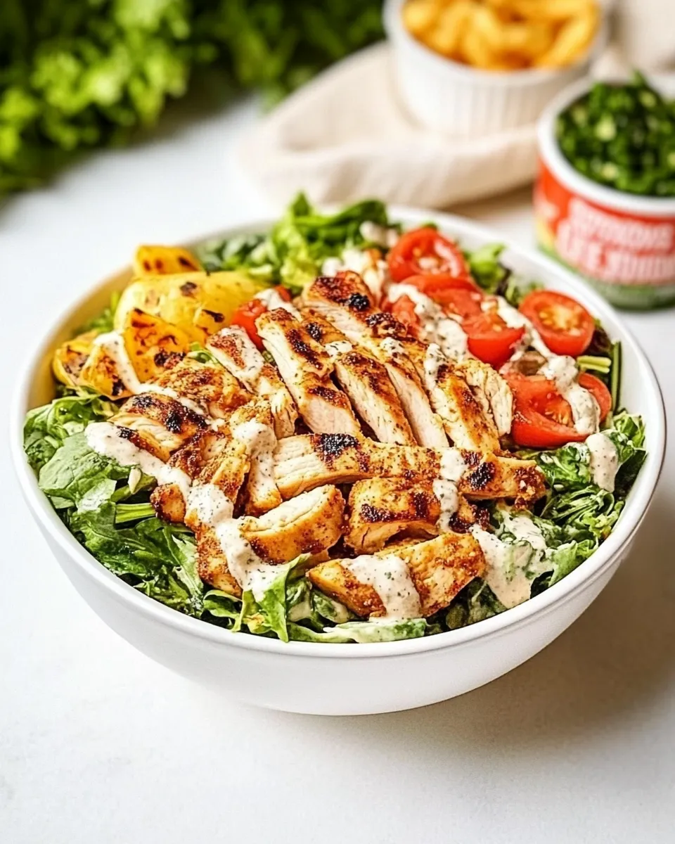Classic Cajun Chicken Caesar Salad dish photo