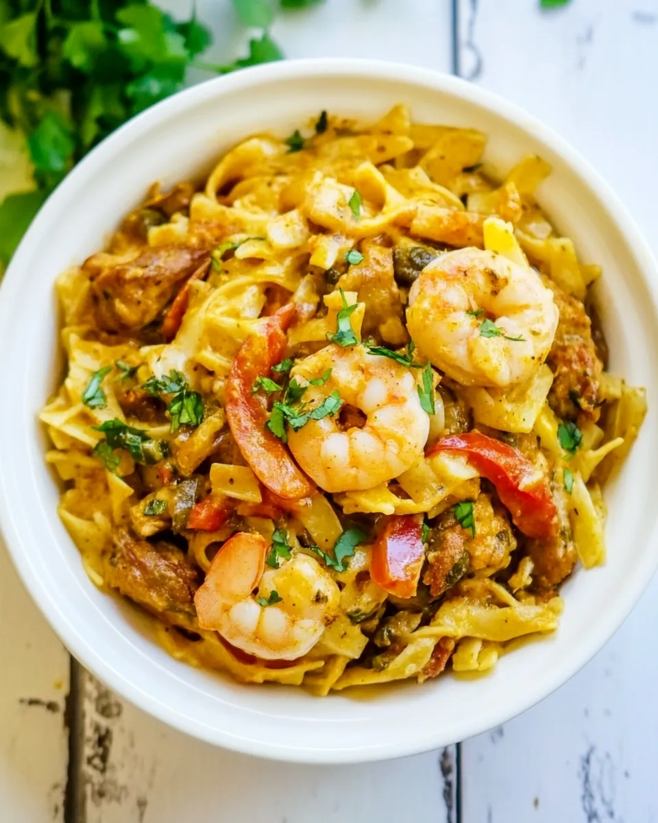 Delicious Cajun Pastalaya plate image