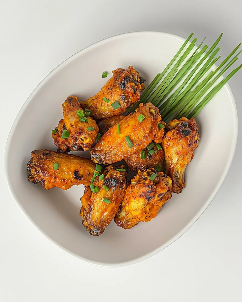 Easy Cajun Wings food shot