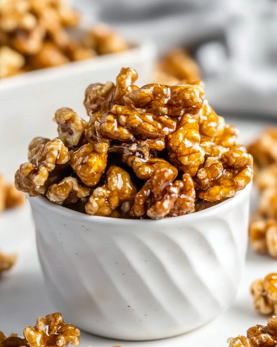 Classic Candied Walnuts Recipe (How to Make Candied Walnuts) image