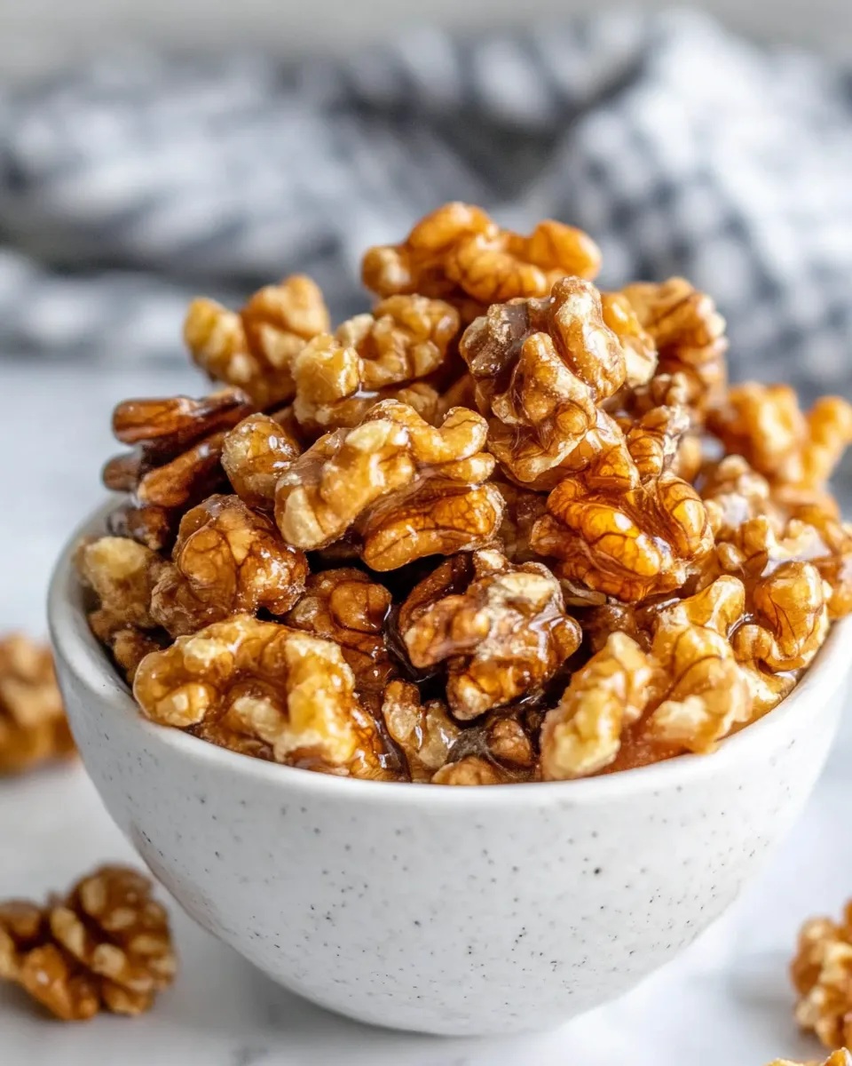 Delicious Candied Walnuts Recipe (How to Make Candied Walnuts) dish photo