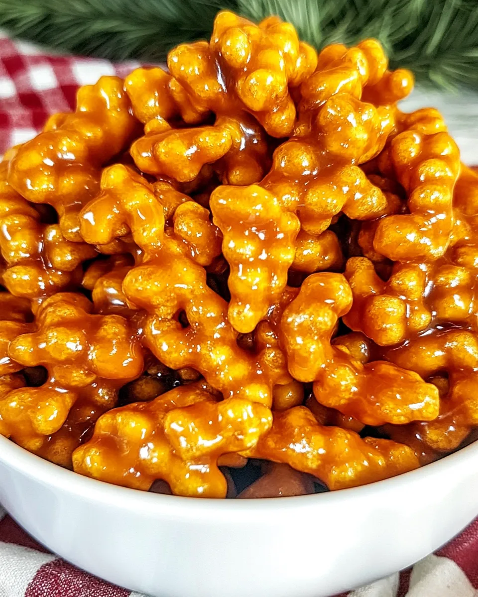 Delicious Caramel Cheetos shot