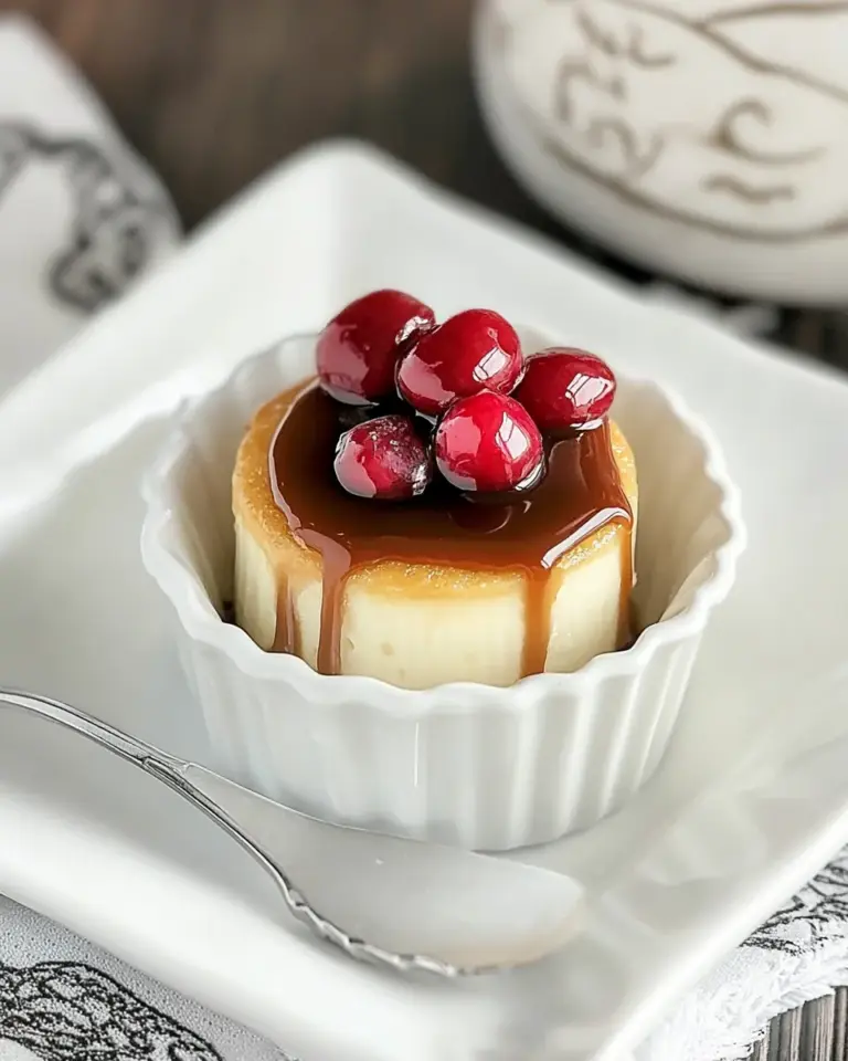 Delicious Caramel Topped Mini Cheesecakes photo