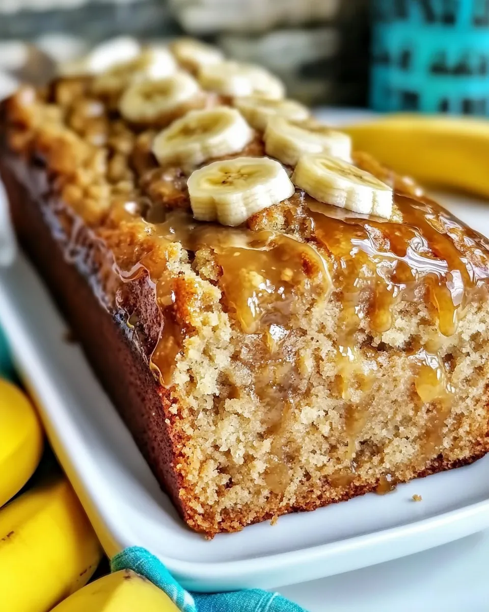 Homemade Caramelized Banana Bread photo