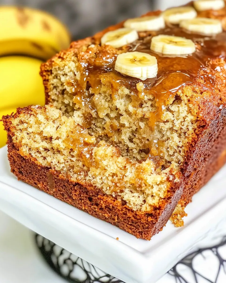 Easy Caramelized Banana Bread dish photo