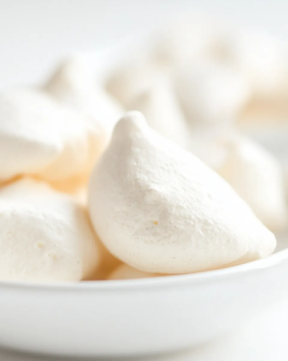 Homemade Cardamom Meringue Cookies recipe photo