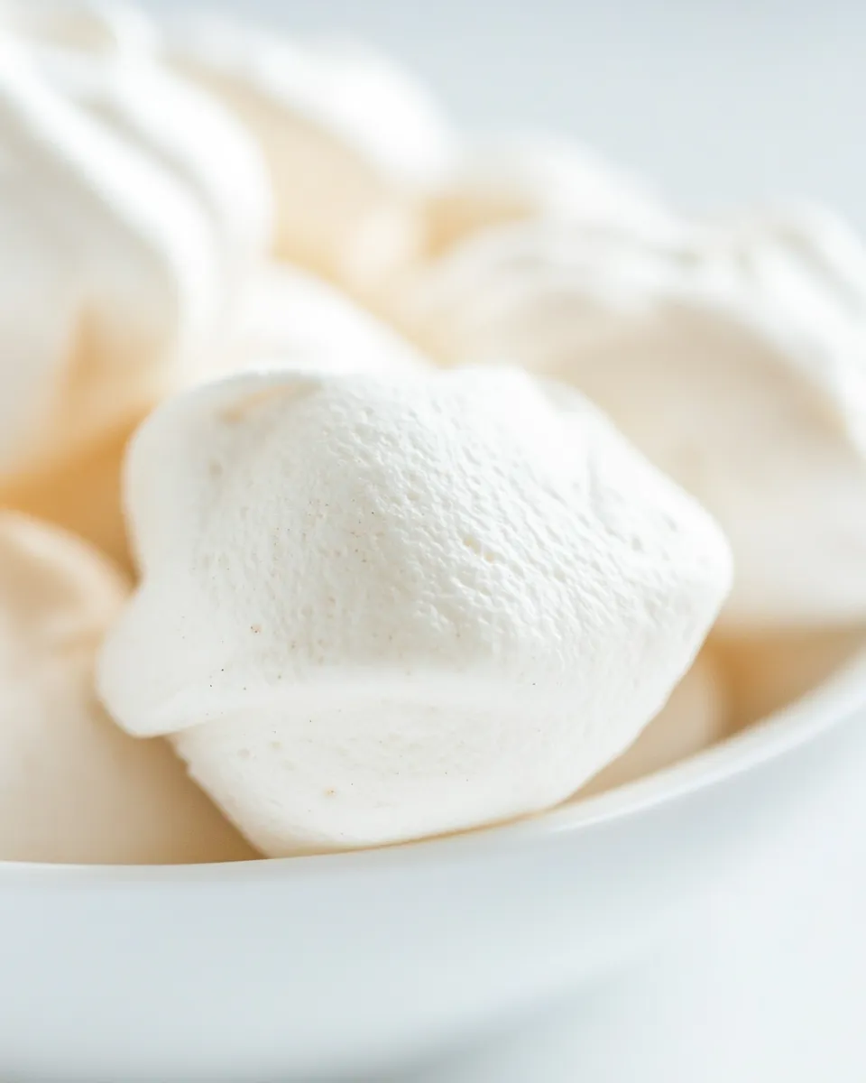 Delicious Cardamom Meringue Cookies plate image