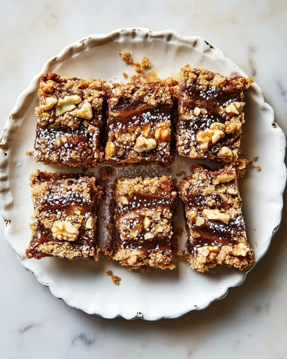 Easy Carmelita Bars food shot