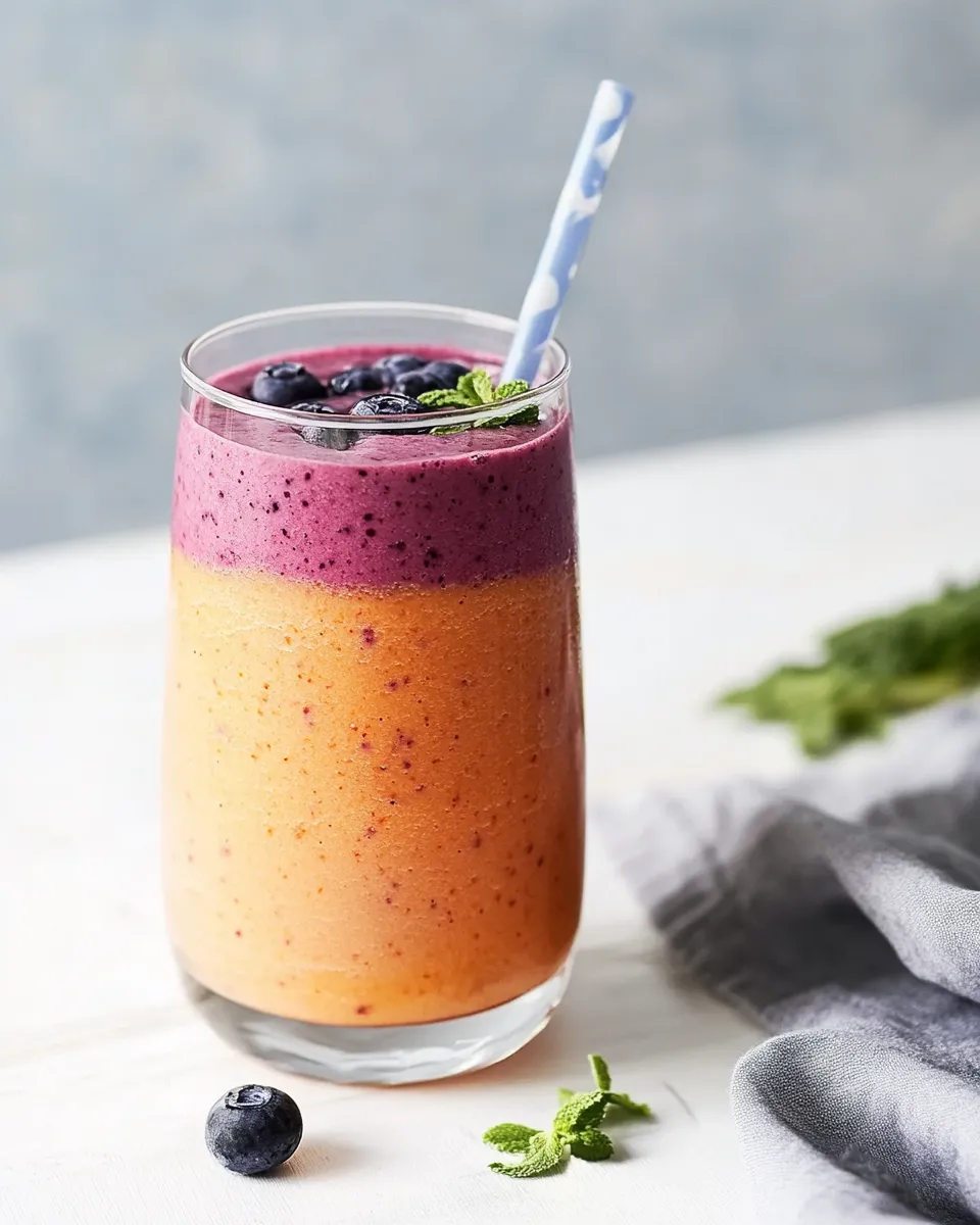 Easy Carrot Berry Smoothie dish photo