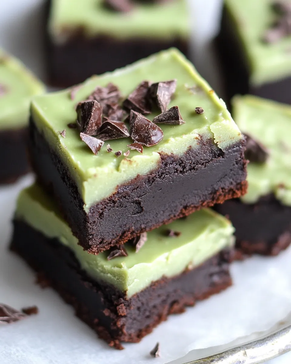 Classic Cassava Flour Mint Fudge Brownies (Grain-Free) image