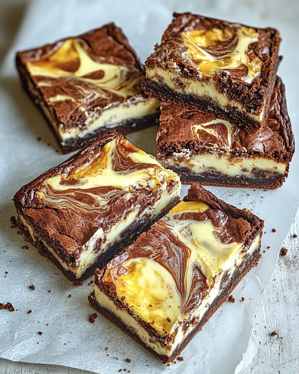 Delicious Cheesecake Brownie Recipe food shot