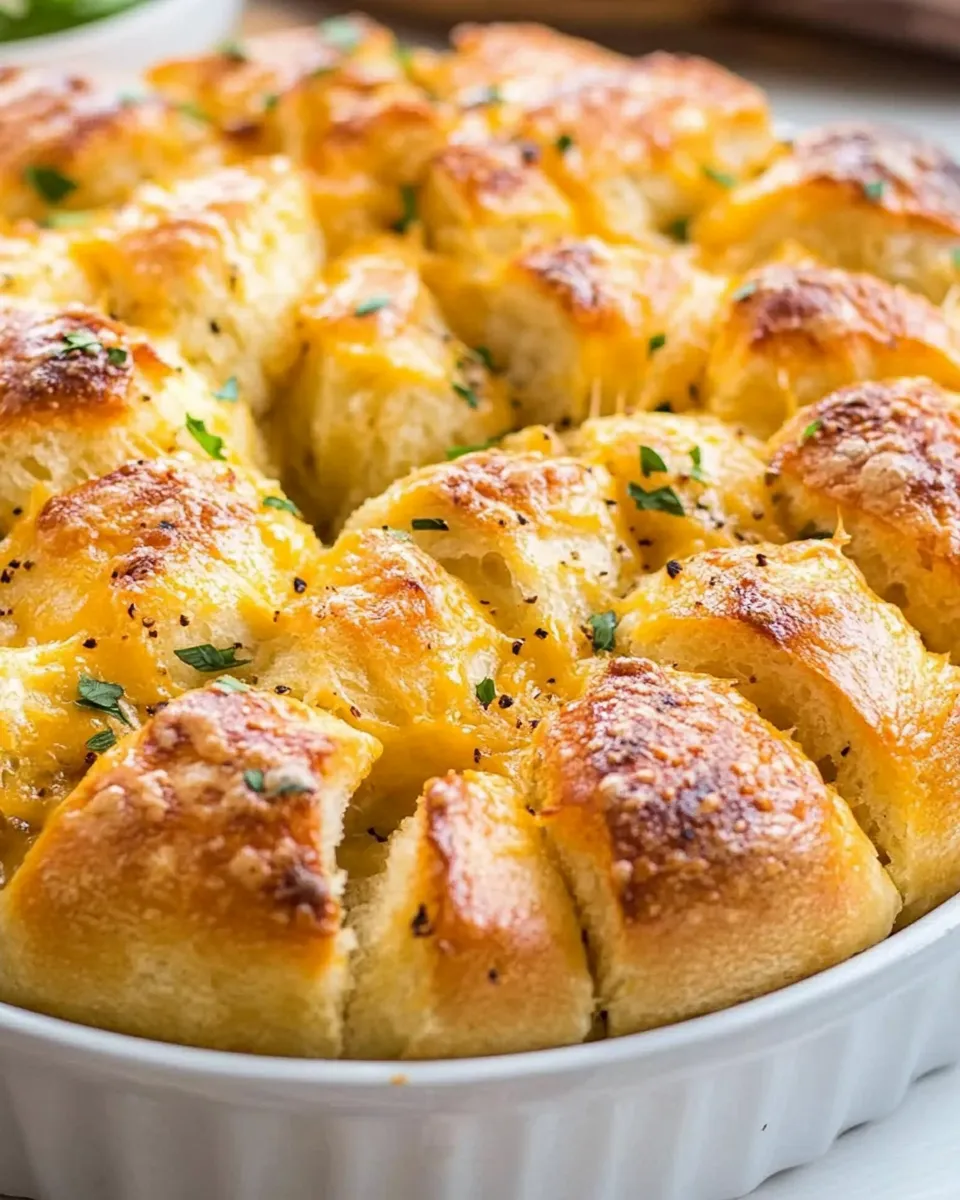 Classic Cheesy Garlic Pull Apart Bread image