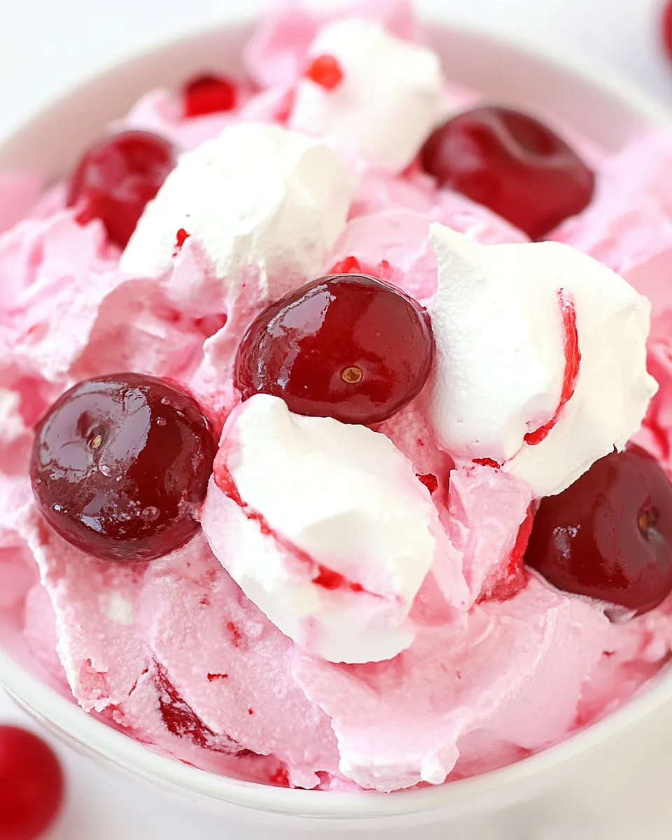 Classic Cherry Cheesecake Fluff Recipe image