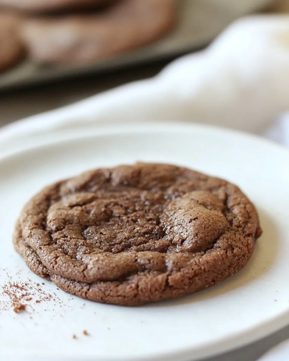 Homemade Chewy Cocoa Mocha Cookies photo